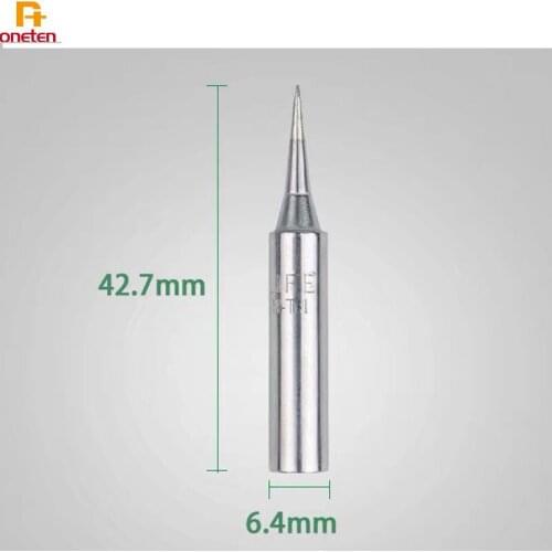 Sunshine 936 Soldering Tip Lead Free Soler Small Knife Tip Bend Fingerprint Fly Line Repair Welding Head Solder Horn