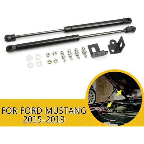 Pcmos 2019 New Car Tailgate Gas Assist Slowdown Struts Fit For Ford Mustang 2015-2018 Exterior Parts Towing Hauling 2Pcs /set