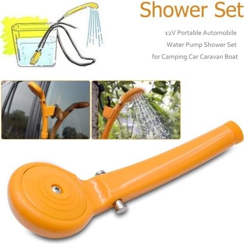 12V USB Camper Outdoor Shower Kit Motorhome Car Washer Pet Dog Take Shower Set Caravan Shower Goods Water Pump