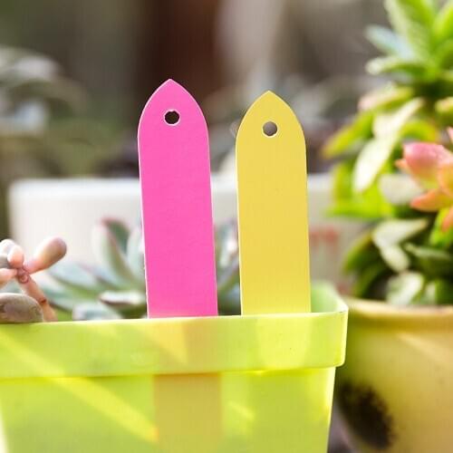 100pc Plant Labels Plant Pot Markers Garden Nursery Plastic Stake Tags Labels Plant Tags Jardinage Outillage Jardin