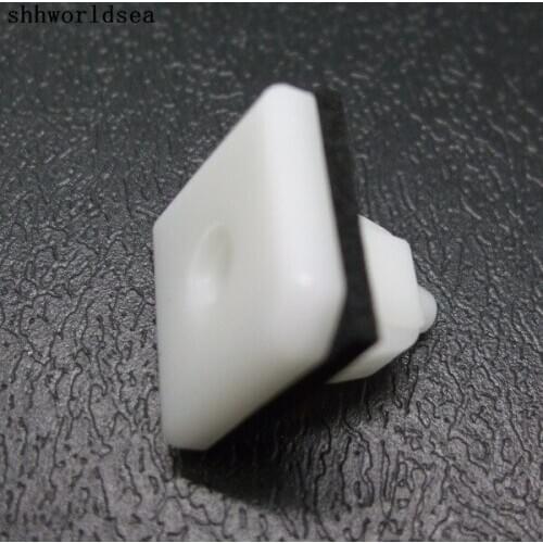 Shhworldsea 100pcs Free Shipping POM White Nylon Nut With Sealer For Hyundai 87758-37000