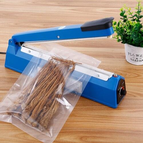 EU plug Food Heat Sealer Impulse Sealing Machine 200mm/300mm Plastic Bag Sealer Kitchen Packing Tools Send A Heating Wire