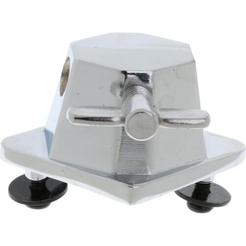 Tom Mount Chrome Floor Tom Leg Bracket for Tom Drum Set Parts Replacement Accessory