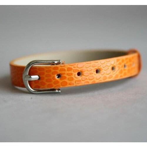 [wamami] Orange Serpentine Synthetic Leather Strap/Belt 1/4 MSD DOD BJD Dollfie