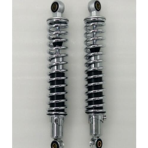 Chrome CG125 300mm /305mm/310mm/325mm 7mm spring Rear Shocks Absorbers for Honda CX500/Yamaha/Suzuki/Kawasaki/Dirt bikes/ATV