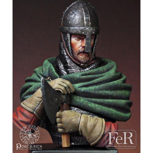 1/16 Saxon Huscarl, Hastings, 1066 Resin kit Figure Bust GK Historical war theme Uncoated No colour