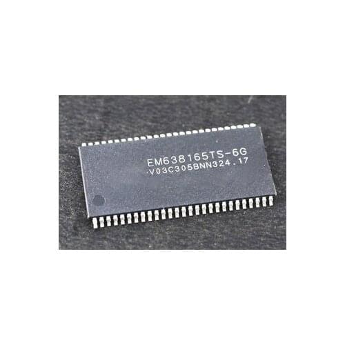 1pcs/lot EM638165TS-6G EM638165TS TSOP-54 In Stock