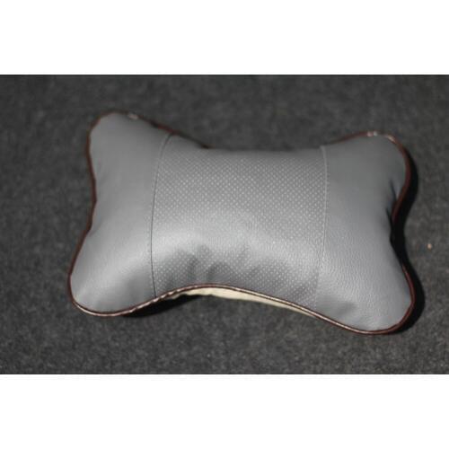 2pcs/pair Auto super soft leather neck pillow, car seat cover the head and neck of the other car headrest cushion embroidery