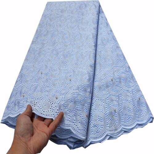 2020 High Quality African Lace Fabric Swiss Cotton Lace Fabric Nigerian Lace Fabrics Swiss Voile Lace Fabric CLP-588