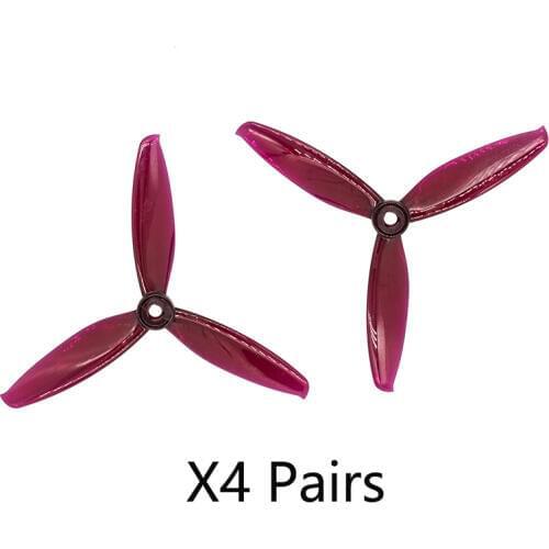 4Pairs GEMFAN 5043 PC Propeller 5 inch 3 Paddle CW CCW Props for FPV Drone Quadcopter Multicopter