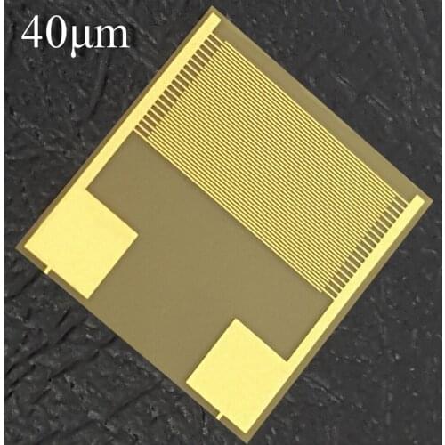 40micron Flexible Interdigital Electrode PI Gas-sensitive Moisture-sensitive Biosensor Chip Capacitor Array Smart Wear