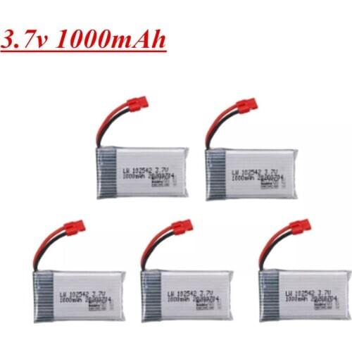 3.7V 1000mAh Lipo Battery For Syma X5HC X5HW X5UW X5UC Quadcopter Spare Parts Upgraded 102542 battery 1pcs to 10pcs