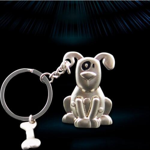 10pcs/lot dog key chain key ring puppy keychain key holder cute portachiavi chaveiro llaveros mujer bag charm