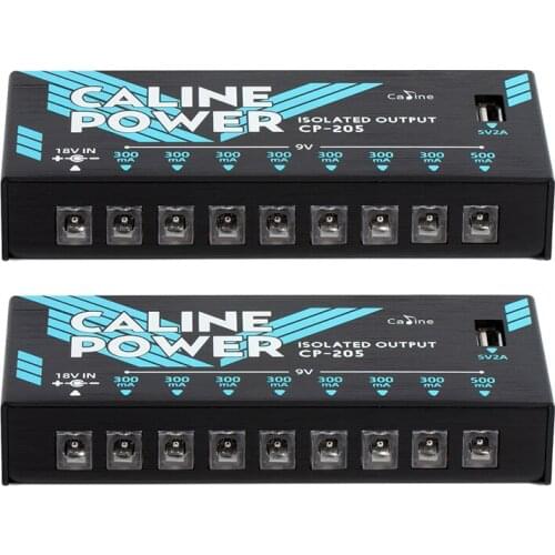Caline CP-205 Guitar Effect Pedal Power Supply 8 Isolated Output Power