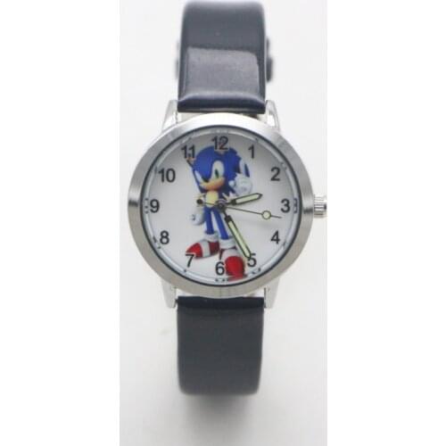New Arrival High Quality Children Fashion Sonic Cartoon Wristwatch For Boys Girls Gifts Simple Student Kids Watch