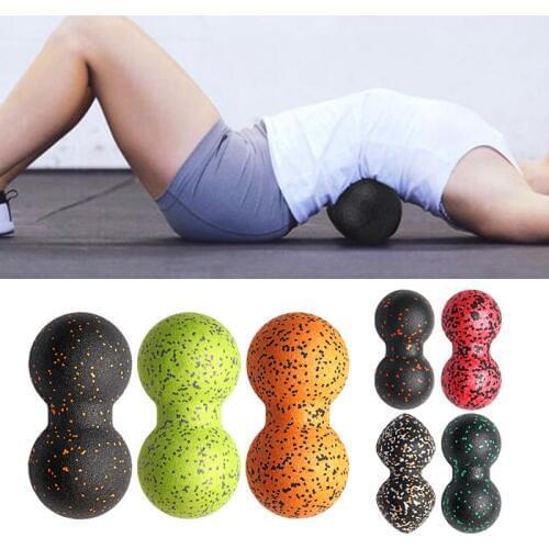 Fitness Peanut Massage Ball EPP Myofascial High Density Fitness Ball Yoga Gym Relaxing Body Lacrosse Ball Exercise Equipments