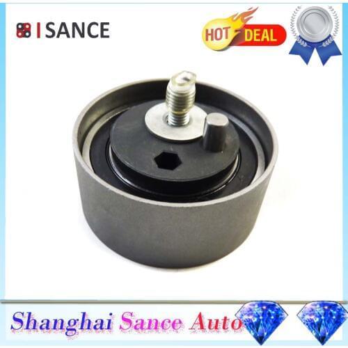ISANCE Timing Belt Tensioner Pulley Roller Idler 078109243R 078109243Q For Audi A4 A6 S4 Allroad Quattro VW Passat 1.8L 2.8L 2.7