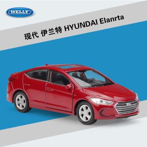 Diecast 1:36 Elanrta WELLY Simulation Alloy SUV Vehicle Model Ornaments Souvenir Static Collection Display Gifts Decoration