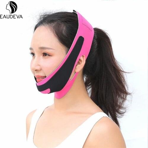 Face-Lift Chin Cheek Slim Mask Facial Lifting Slimming Belt Compression Lift Up Face Thining Band Massage Relaxation