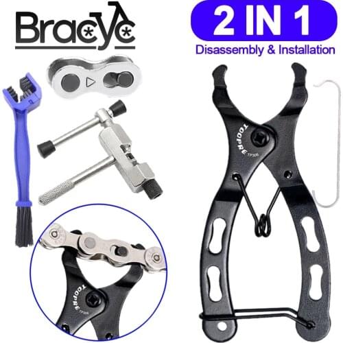 Mini Bike Chain Quick Link Tool with Hook up MTB Road Cycling Chain Clamp Multi Link Plier Magic Buckle Bicycle Tool Kit