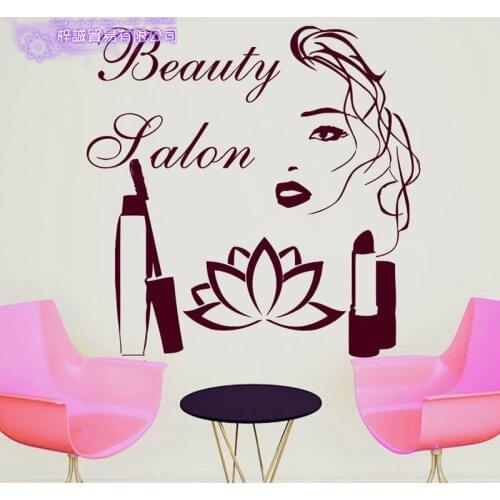 Nail Art Salon Sticker Make Up Spa Decal Beauty Posters Vinyl Wall Decals Decor Mural Nail Beauty Salon Wall Decal