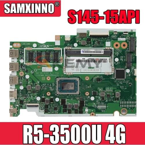 NM-C511 For Lenovo IdeaPad S145-15API portable motherboard NM-C511 with CPU R5 3500U and 4G DDR4 100% test work Mainboard