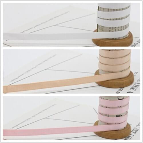 10mm solid color elastic ribbon 10 yard bra shoulder straps underwear stretch Shoulder Strap sewing elastic band