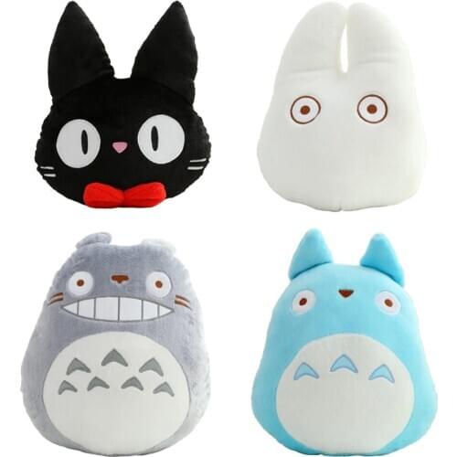 30cm 40cm 45cm My Totoro Pillow Cushion Plush Toy Soft Stuffed Doll Cat Animal Anime Cartoon Derivatives Gifts