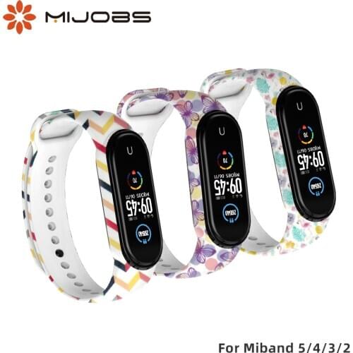 Strap for Xiaomi Mi Band 5 4 3 2 Silicone Wristband Miband 5 Global Bracelet Replacement Band 4 NFC Wrist Band Colors TPU Strap