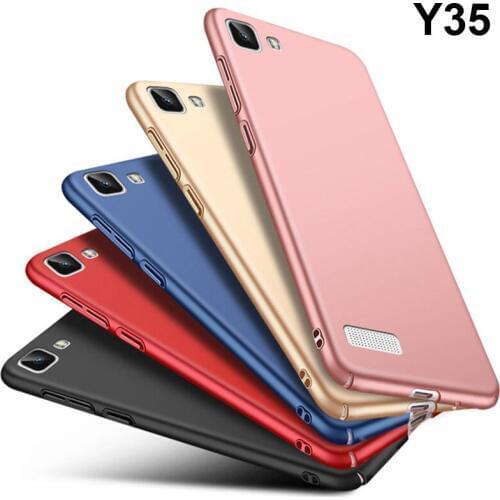 Luxury Simple Cover Protective Shockproof Phone Cases For Vivo Y35 Ultra Slim Hard PC Cover For Vivo Y35 Y 35 Case Coque