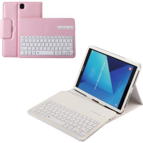 Russian/Hebrew/Spanish Detachable Wireless Bluetooth Keyboard Stand Leather Cover Case For Samsung Galaxy Tab S3 9.7 T820 T825