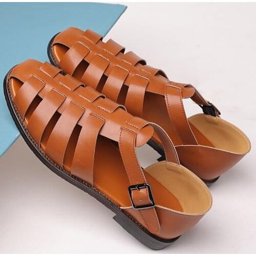 Summer Classic Casual Sandals Outdoor Breathable Walking Slippers Male Slides Lightweight Flip Flops Comfortable Mens Slippers