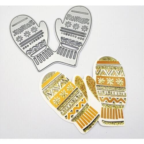 Metal Wool gloves paper die cutting dies for Scrapbooking/DIY Easter wedding Halloween Easter card