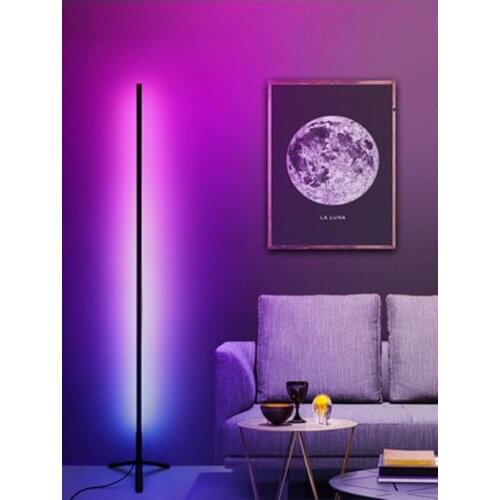 Modern Led Floor Lamp Colorful Tripod Romantic For Living Room Bedroom Bar Atmosphere Lamp Home Decor Interior Lighting Lights