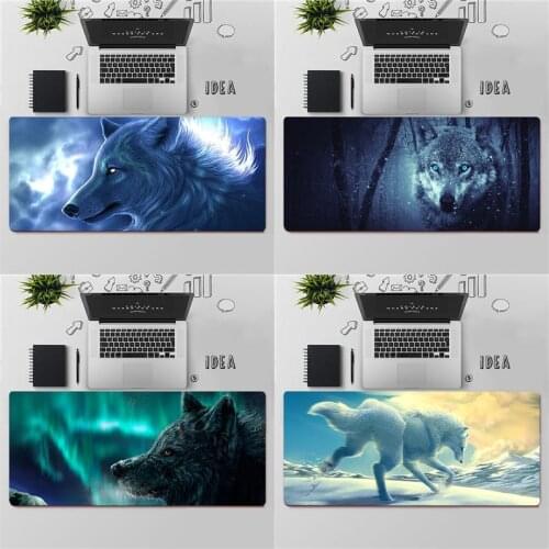 YNDFCNB High Quality wolf Natural Rubber Gaming mousepad Desk Mat Free Shipping Large Mouse Pad Keyboards Mat