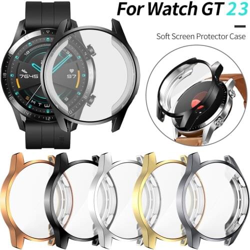 Screen Protector Cover for Huawei Watch 3/Pro GT 2 46mm 42mm 2e Case GT2 Soft Tpu Scratch-resistant Shell Lightweight Bumper