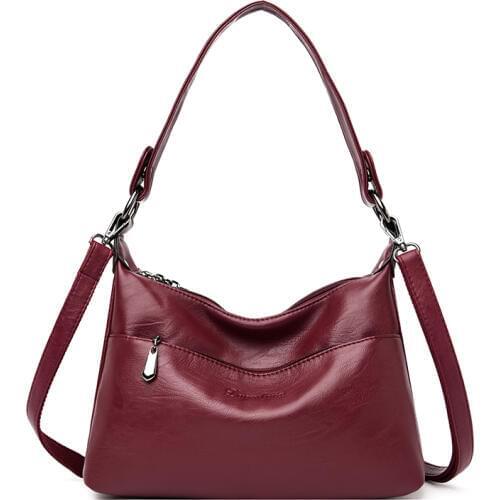 Women Leather Handbags High Quality 2020Sac A Main Crossbody Bags for Women Vintage Messenger Bags Female Leather Shoulder Bag