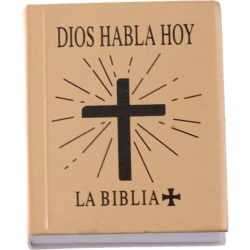 1/6 Gold Mini Holy Bible Book for Blythe Azone BJD Dolls Accessories