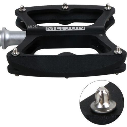 1 pair Aluminum Alloy Bicycle Pedals For Mountain Road Bike Anti Skid Sealed Bearing Flat Platform Cycling Pedal Bike Parts