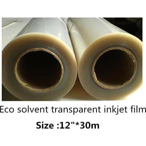 12"*30m Eco solvent inkjet clear film