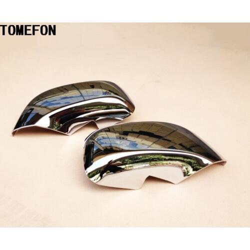2pcs For Chevrolet Trax Tracker 2014 2015 High Quality ABS Chrome Mirror Cover Side Rearview Mirrors Decoration Protector Trims