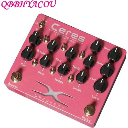 3-Channel Preamp Landing Pedals Single Block Effector Clean Rhythm SOLO Lead For Guitar KSR Ceres Artmis 100 ColossH100