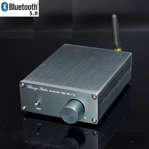 Size:D108×H30×W90mm Titanium Edition TDA7498E Bluetooth 5.0 Digital Amplifier 160WX2 High Power Ultra TPA3116
