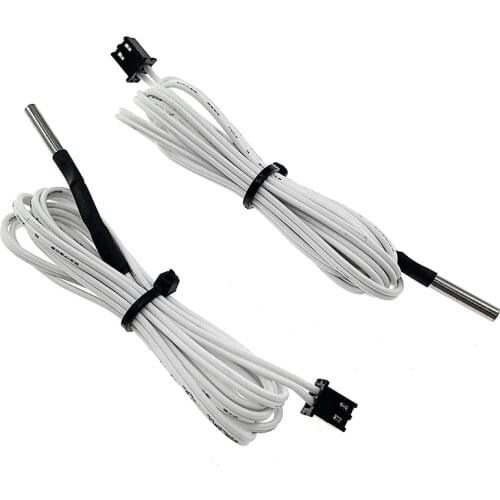 3D Printer Parts 1M/2M HT-NTC100K Thermistor Temperature Sensor for High Temperature Filament 350 Degrees