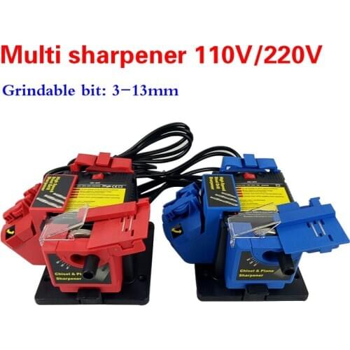 EU/US 110V/220V Multi Electric Sharpener Drill Grinding Machine Machine for grinding HSS drills Sharpening scissors fruit knife