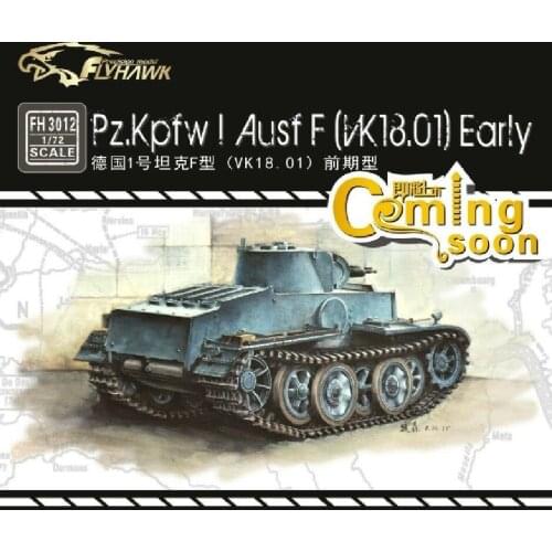 Flyhawk 3012 1/72 Pz.Kpfw I Ausf F (VK18.01) Early top quality