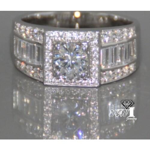 YaYI Fine Jewelry Fashion Princess Claw Set Cut White Cubic Zirconia Silver Color Engagement Wedding Party Lovers Gift Rings