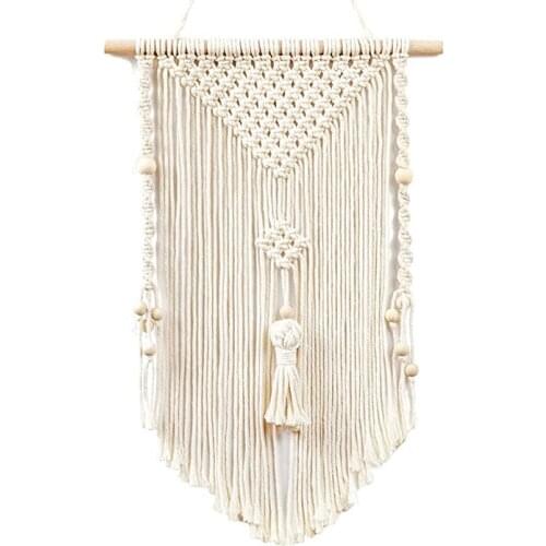Ins Home Wall Hanging Bohemian Home Decoration Woven Handmade Tapestry Farmhouse Home Decor Tapestry Wall Hanging