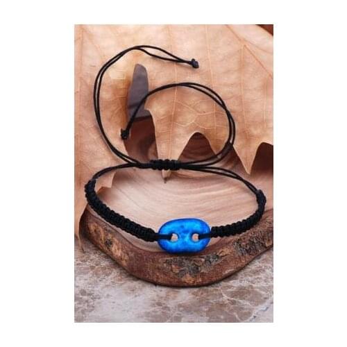 Syriac Evil Eye Bead Macrame Adjustable Authentic Bracelet Women Men