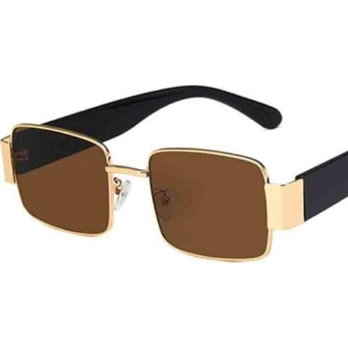 Rectangular Retro Sunglasses Steampunk Funny Square Big Frames Sun Glasses High Quality Unisex Eyewear UV400 AG62